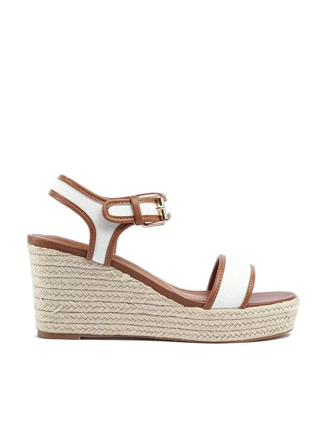 فايور Stylish Buckle Espadrille Wedge AJ 005